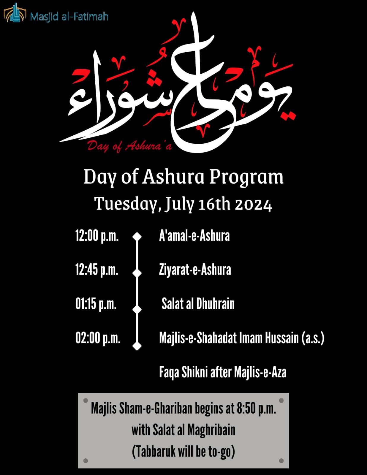 Day of Ashura Program
